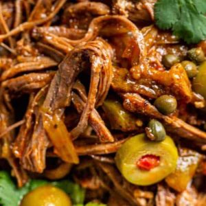 Breasssed Ropa Vieja Cuban style